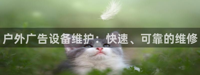 杏宇平台招商电话号码：户外广告设备维护：快速、可靠的维修