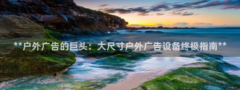 杏宇平台怎么样赚钱：**户外广告的巨头：大尺寸户外广告设备终极指南**