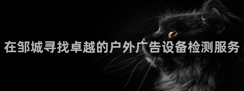 杏宇平台招商电话号码：在邹城寻找卓越的户外广告设备检测服务
