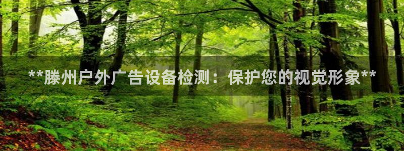 杏宇平台登陆：**滕州户外广告设备检测：保护您的视觉形象**