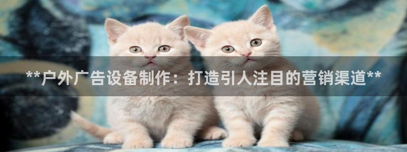 杏宇平台总代理电话：**户外广告设备制作：打造引人注目的营销渠道**