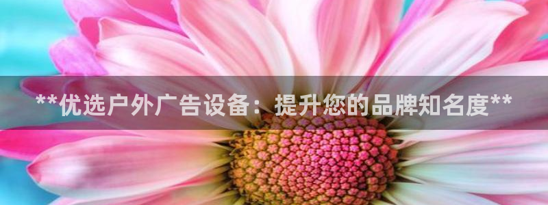 杏宇平台登录方法：**优选户外广告设备：提升您的品牌知名度**