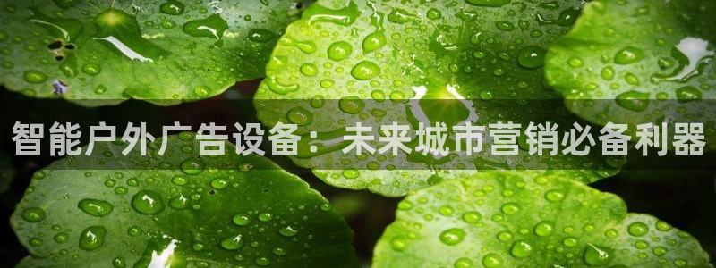 杏宇平台提现为什么这么久呢：智能户外广告设备：未来城市营销必备利器