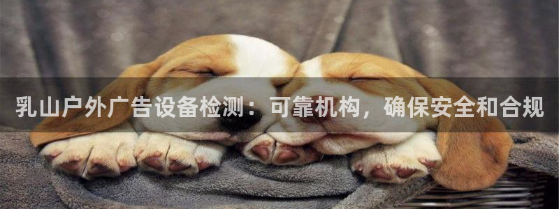 杏宇平台总代理是谁：乳山户外广告设备检测：可靠机构，确保安全和合规