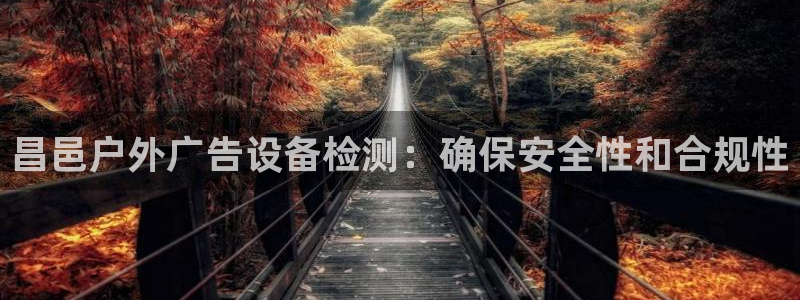 杏宇平台登陆：昌邑户外广告设备检测：确保安全性和合规性