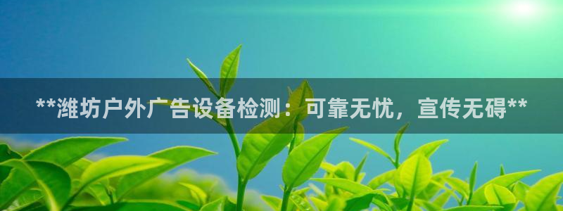 杏宇平台代理怎么样赚钱：**潍坊户外广告