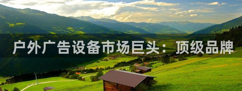 杏宇平台总代理： 户外广告设备市场巨头：